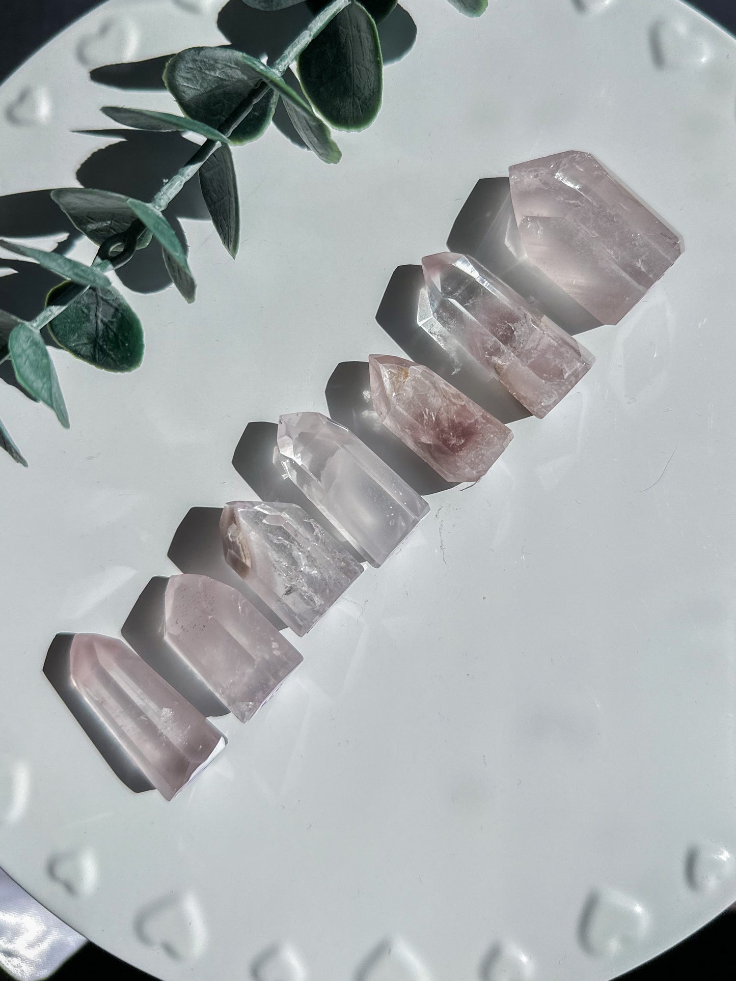 Pink Lithium Quartz Points