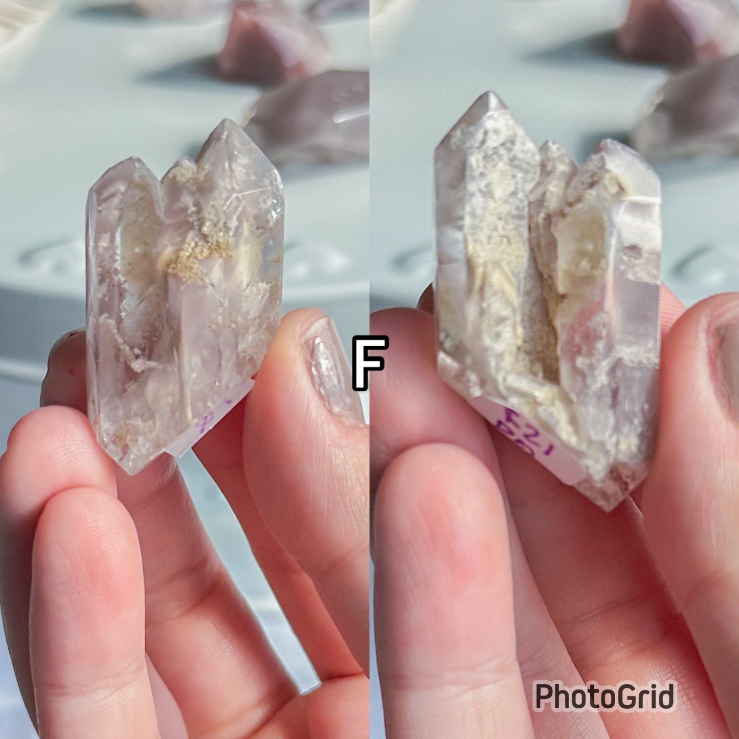 Pink Lithium Quartz Freeforms