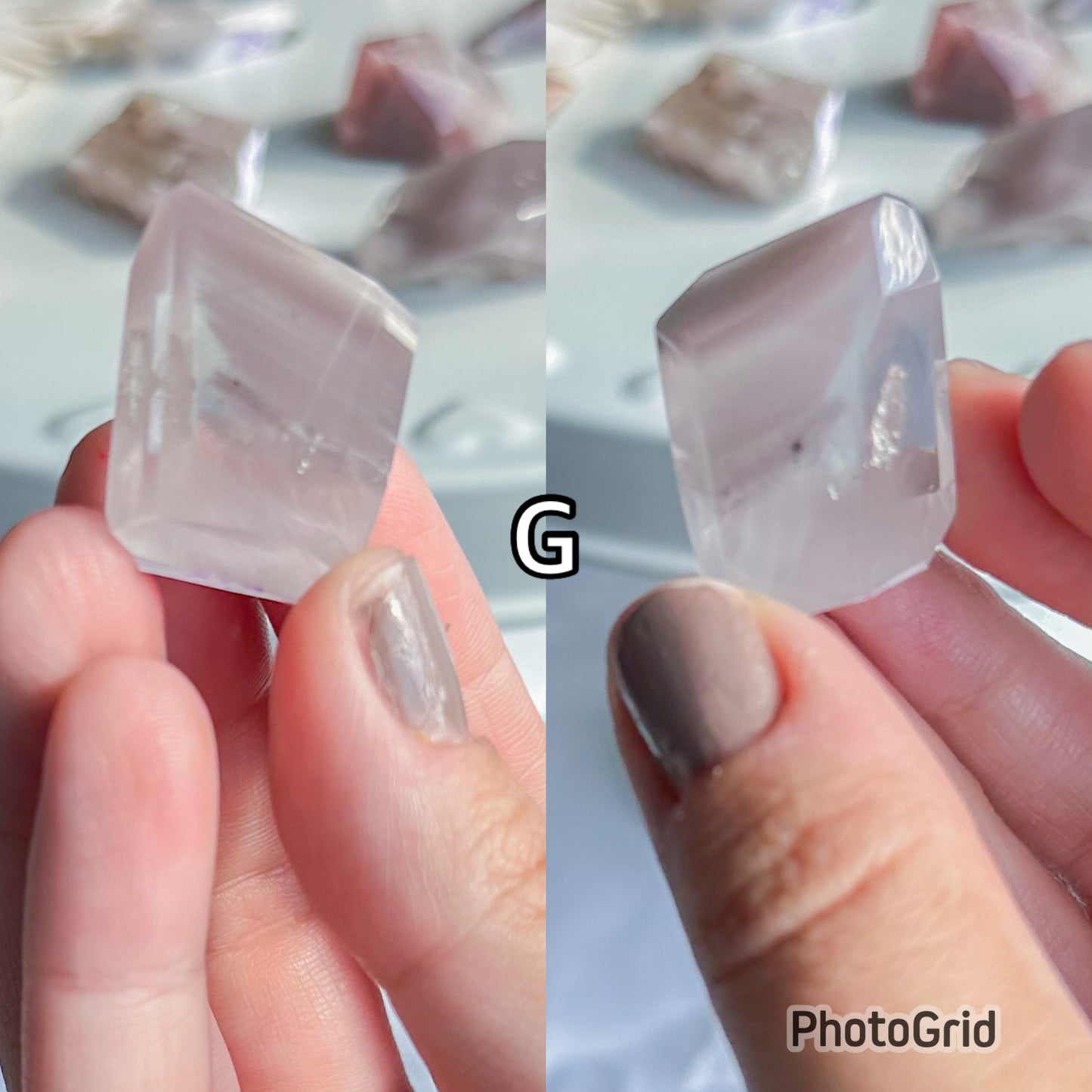 Pink Lithium Quartz Freeforms