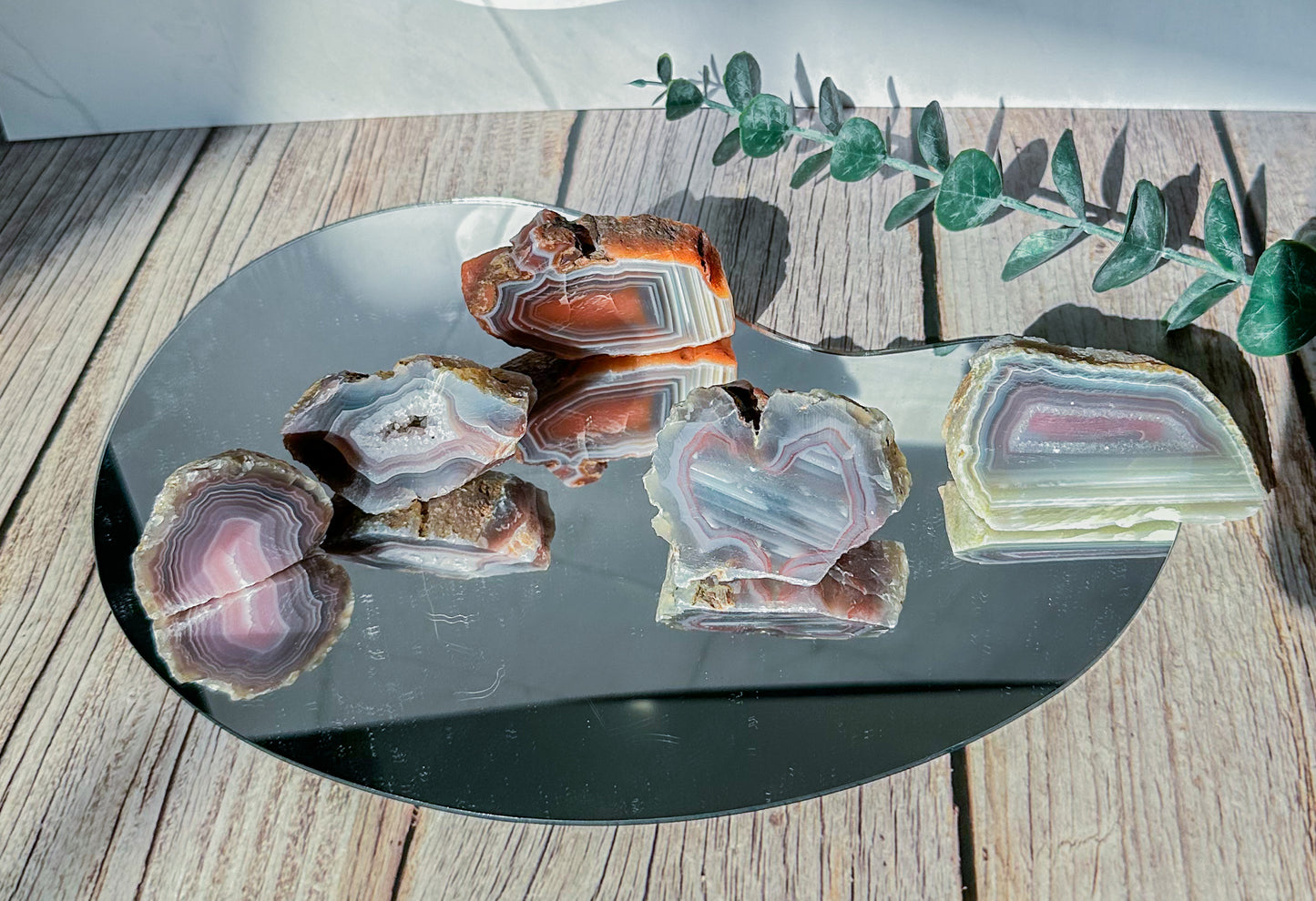 Banded Red Agate Slabs