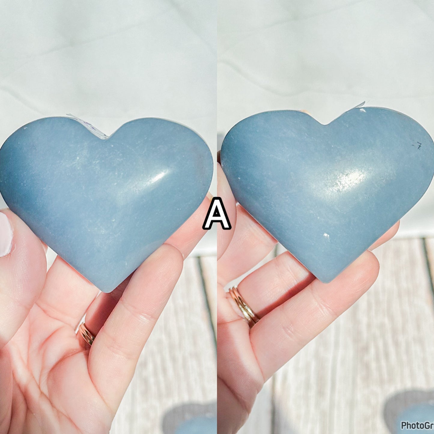 Angelite Hearts