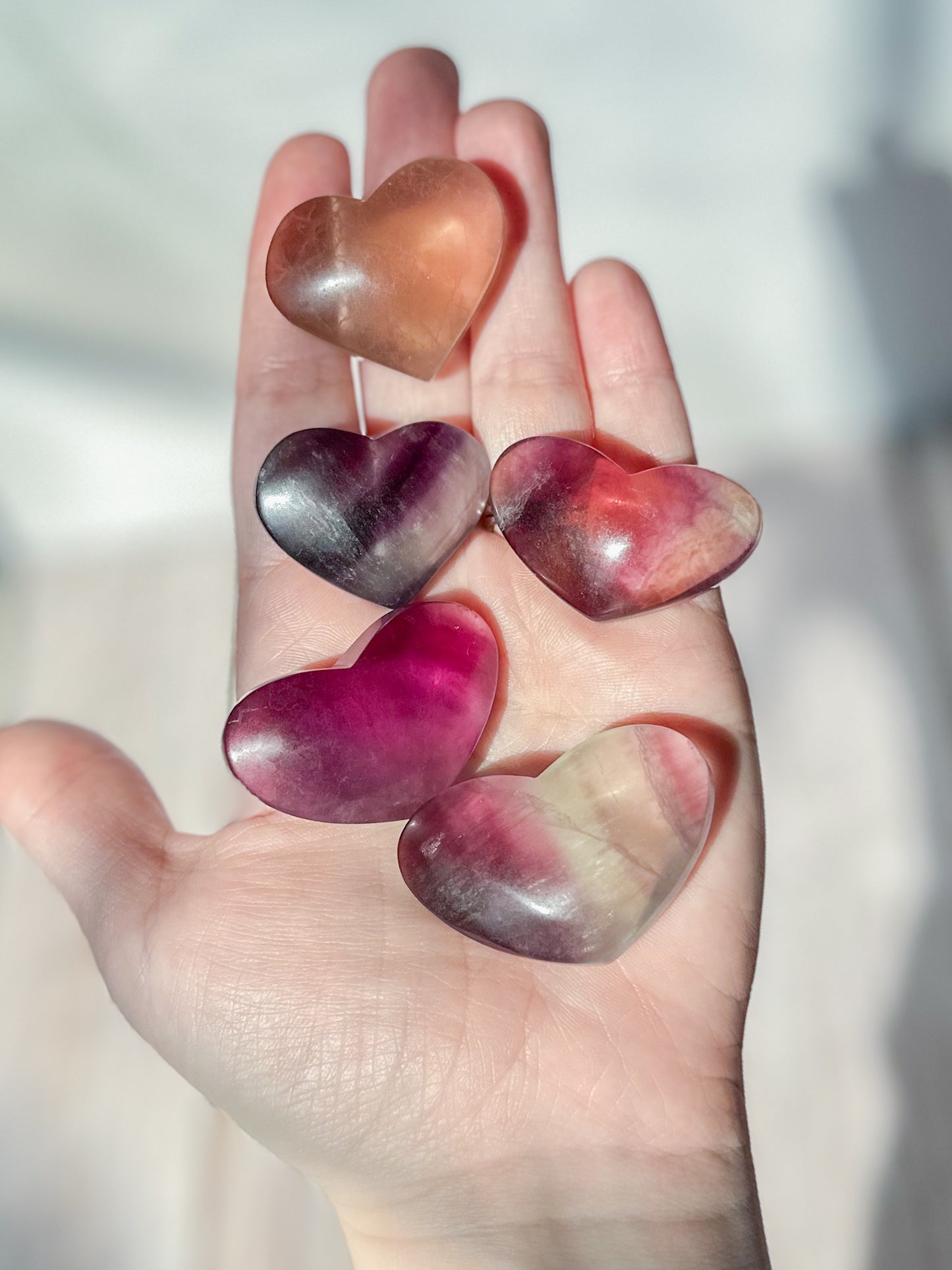 Fluorite Hearts