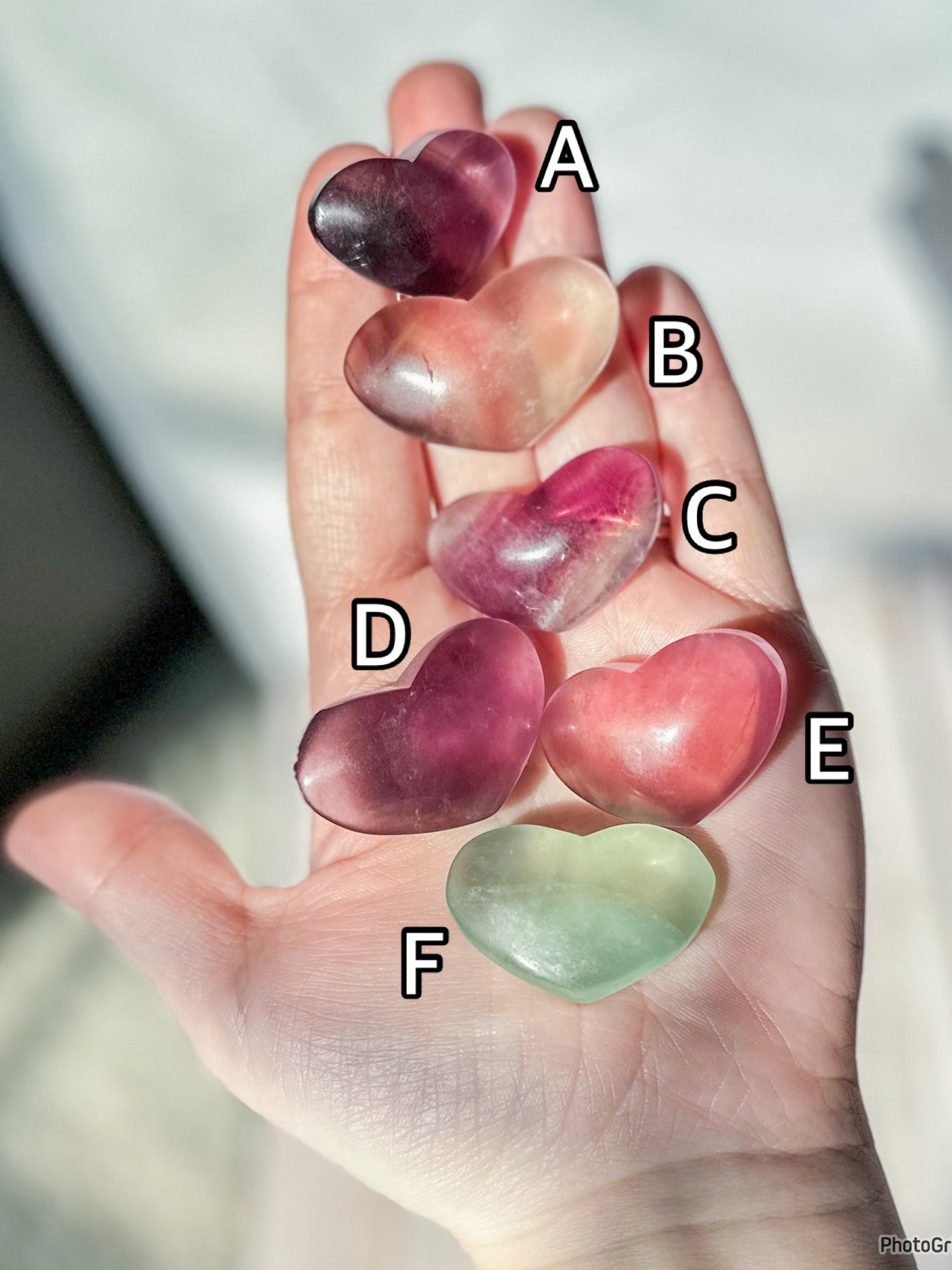 Fluorite Hearts