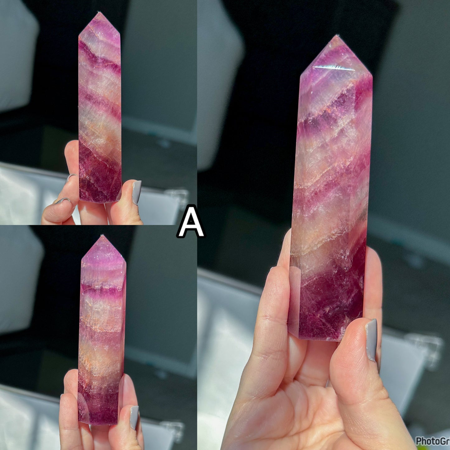 Magenta Fluorite Towers