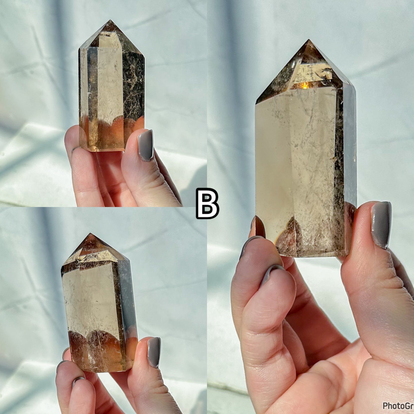 Smokey Quartz Towers