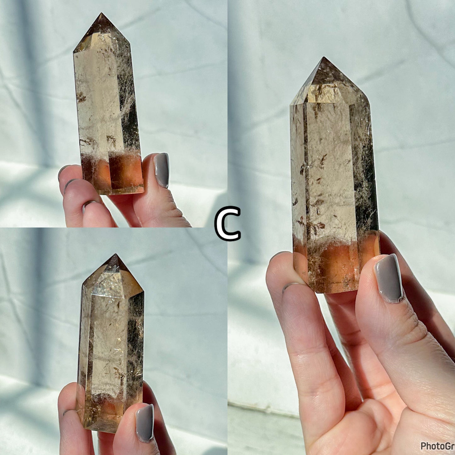 Smokey Quartz Towers