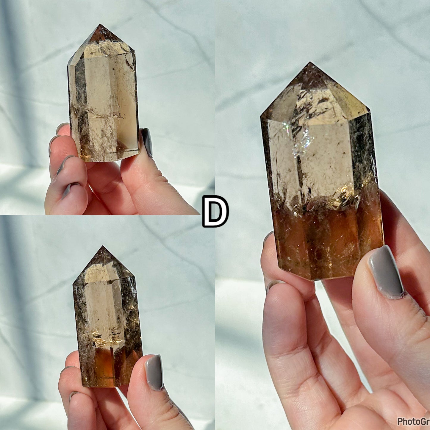 Smokey Quartz Towers