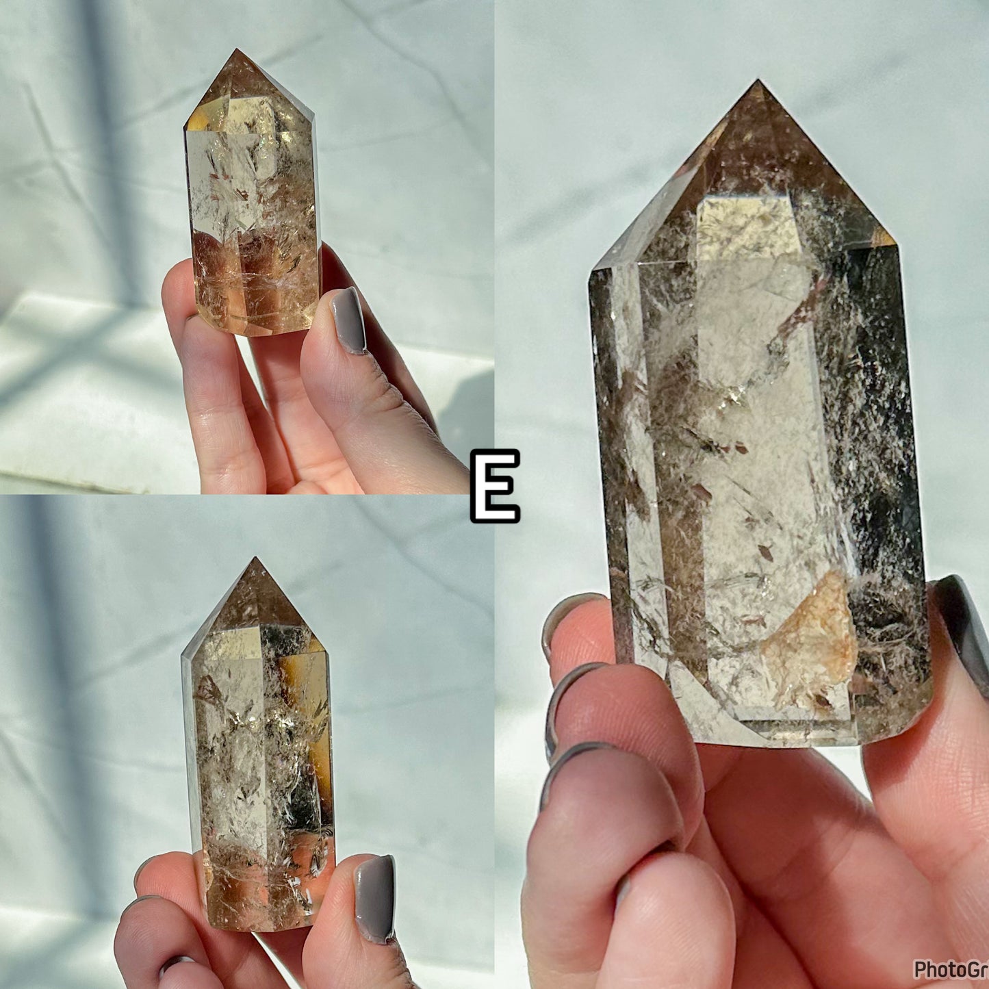 Smokey Quartz Towers