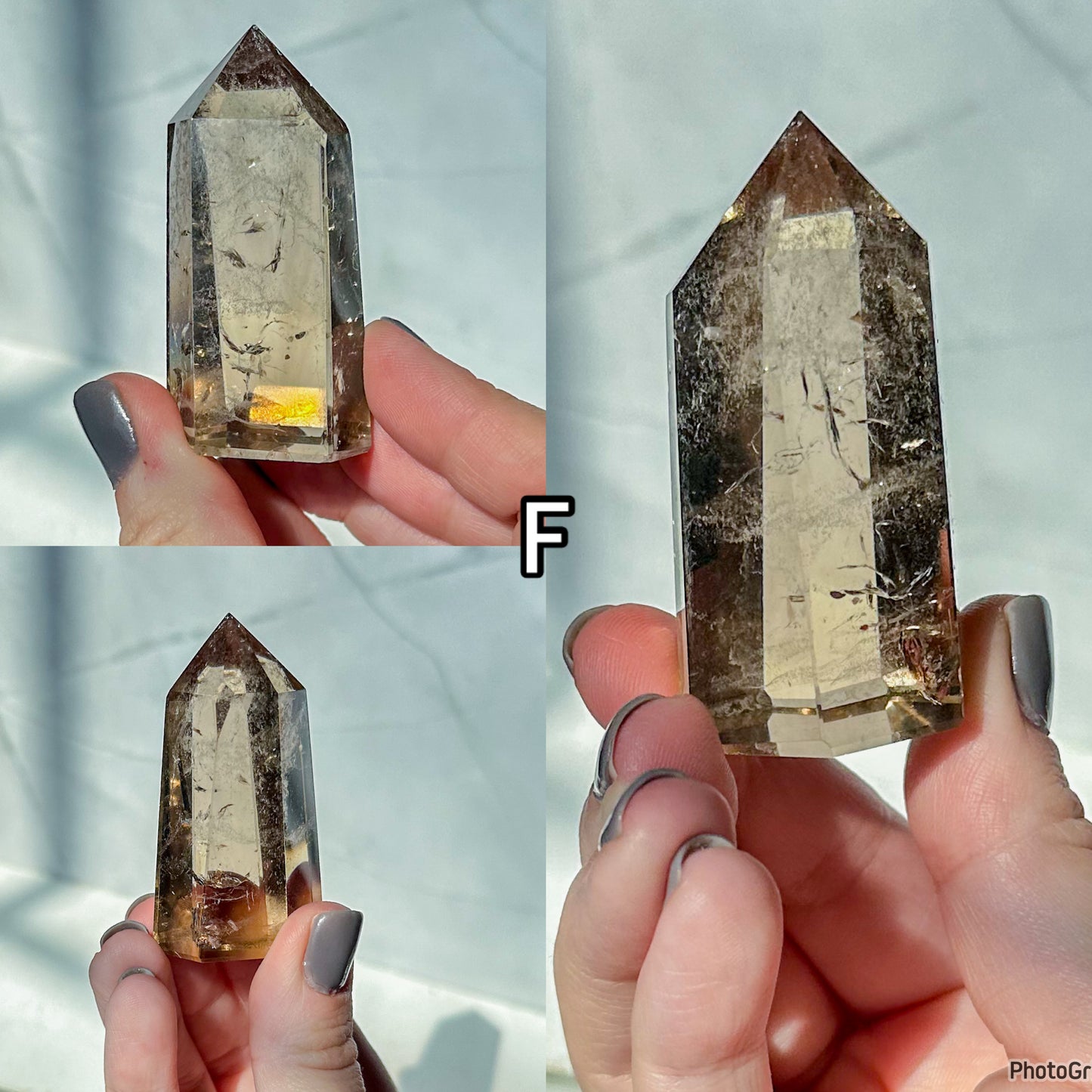 Smokey Quartz Towers