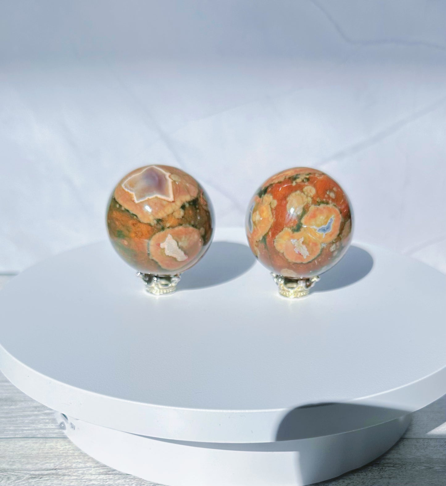 Rainforest Jasper Spheres