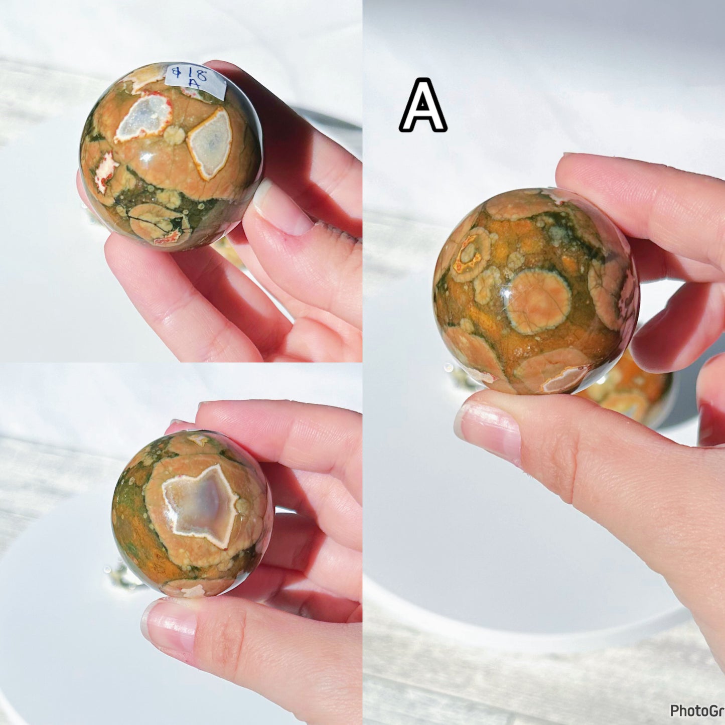 Rainforest Jasper Spheres