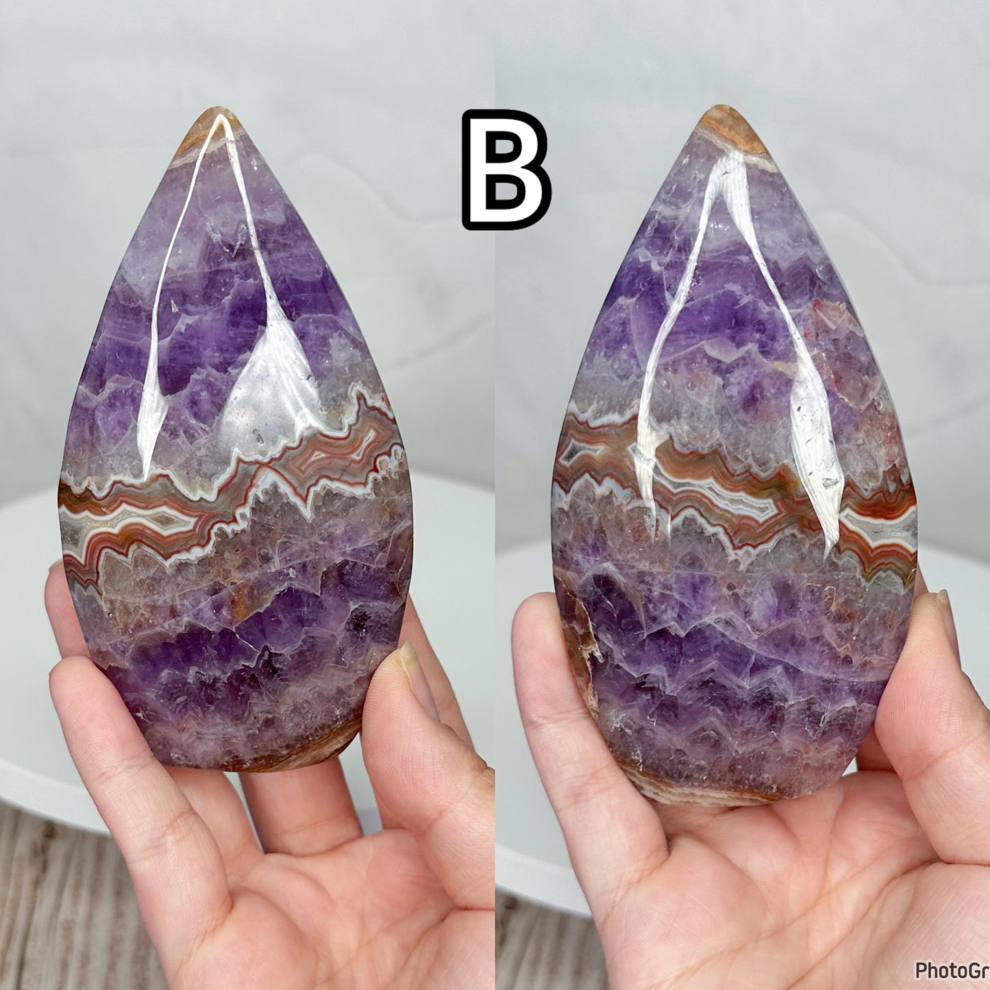 Amethyst Crazy Lace Flame