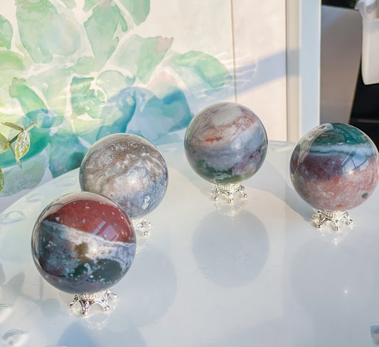 Colorful Jasper Spheres