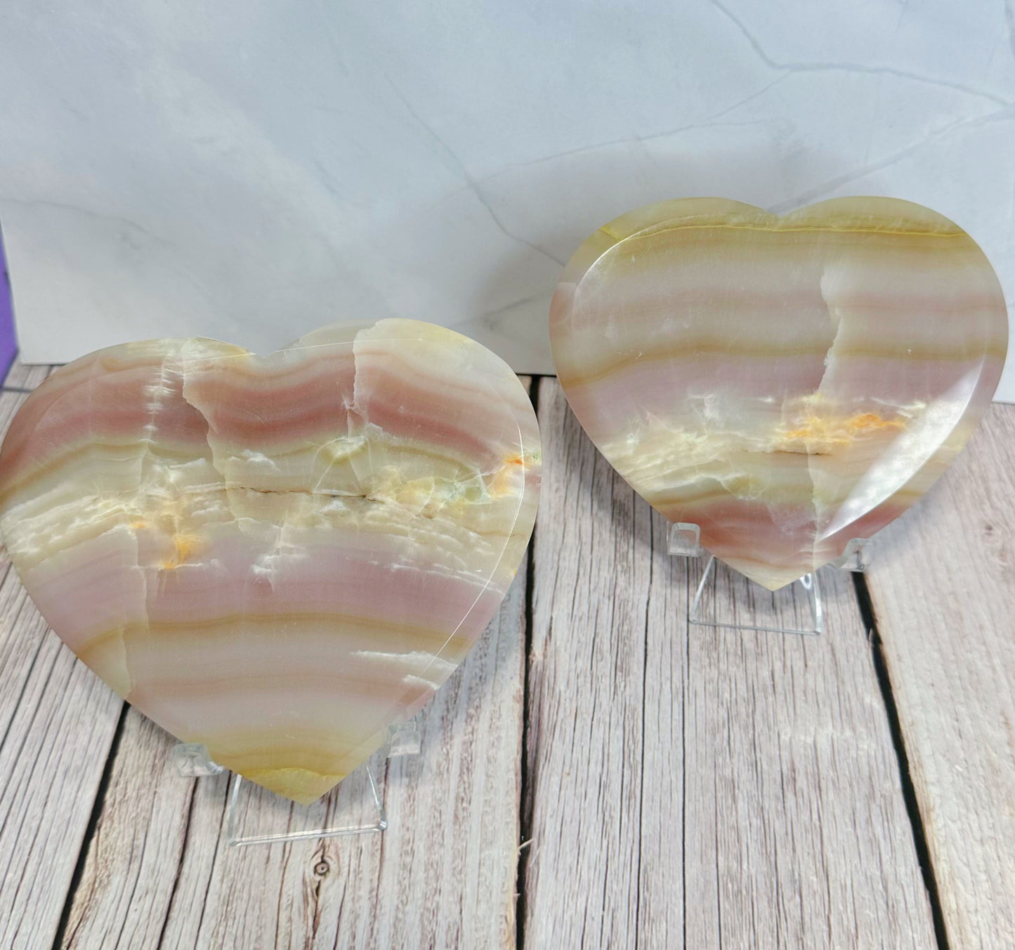 Yanyuan Agate Hearts