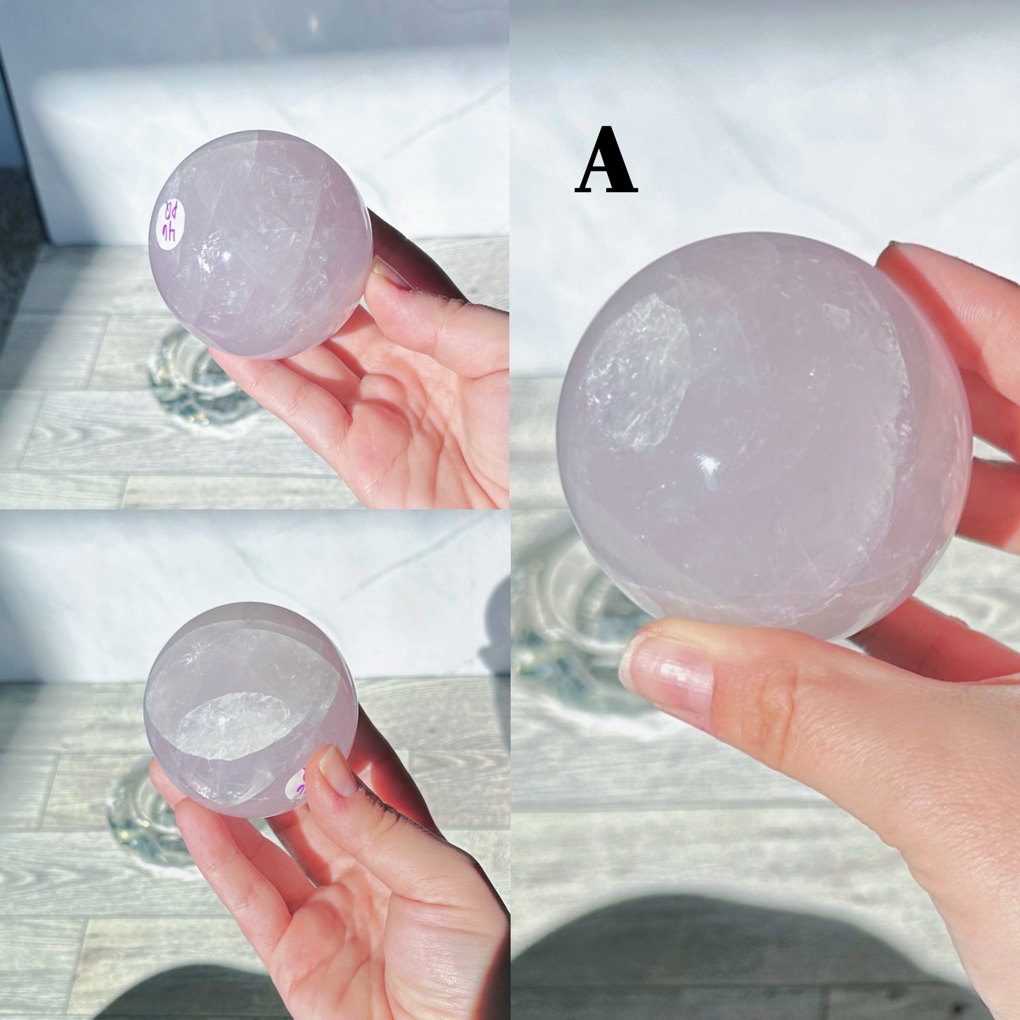 Periwinkle Quartz Spheres