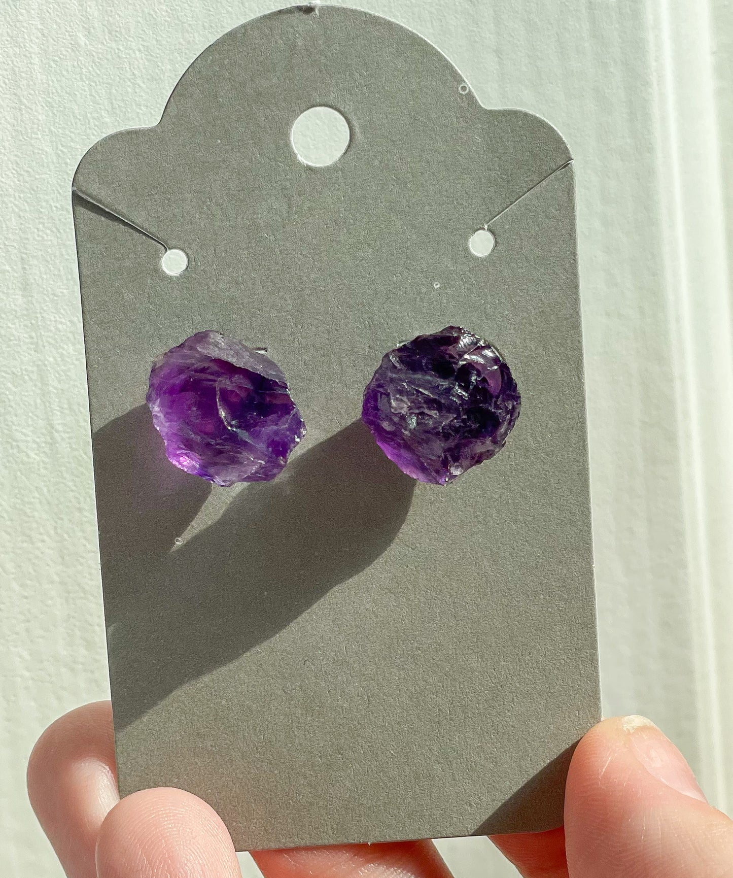 Amethyst Earring Studs