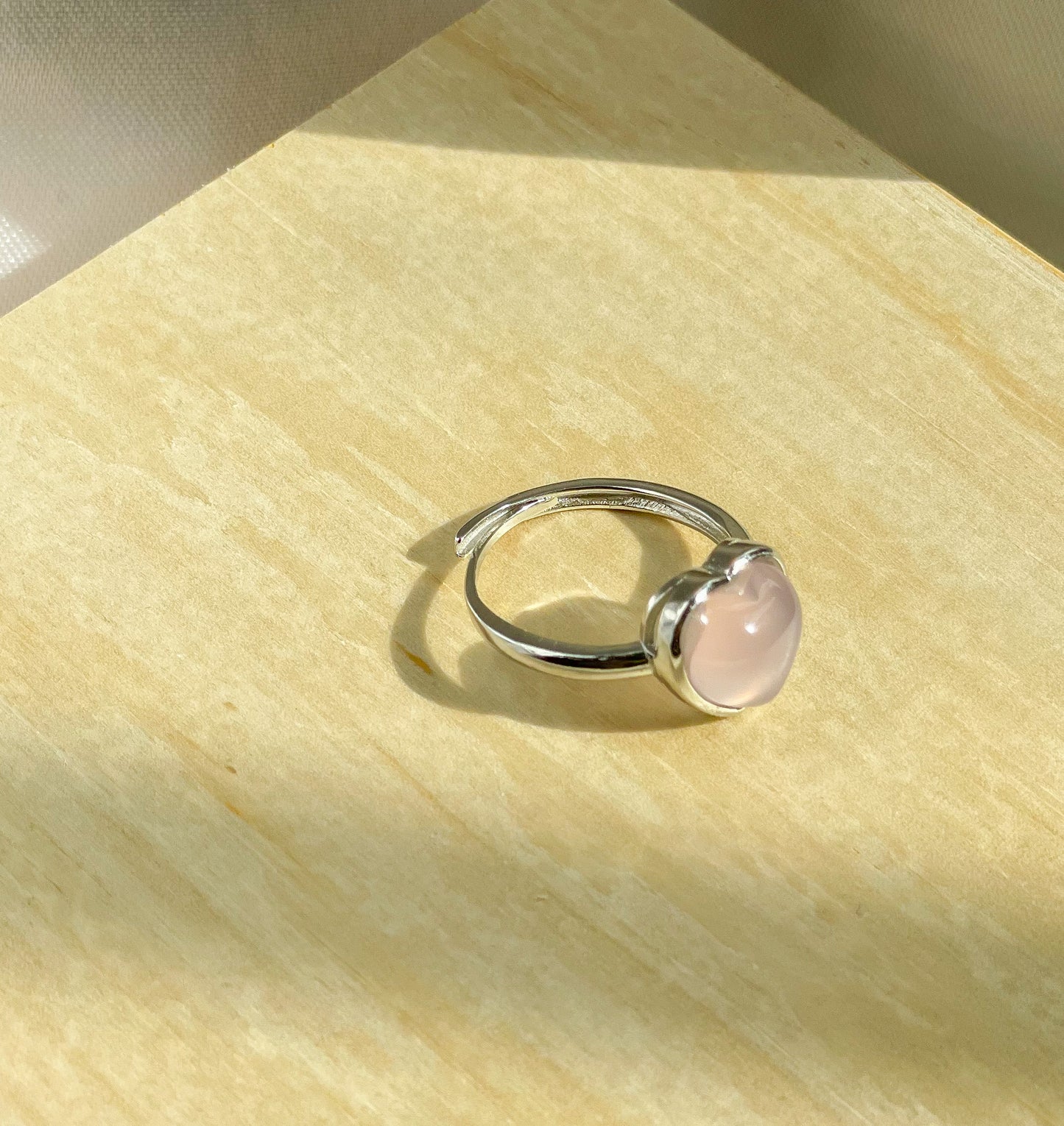 Pink Chalcedony Ring