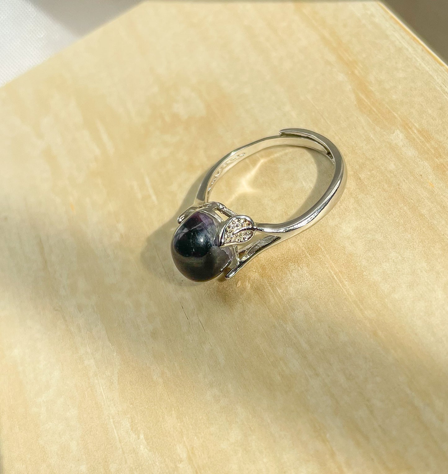 Purple Fluorite Ring