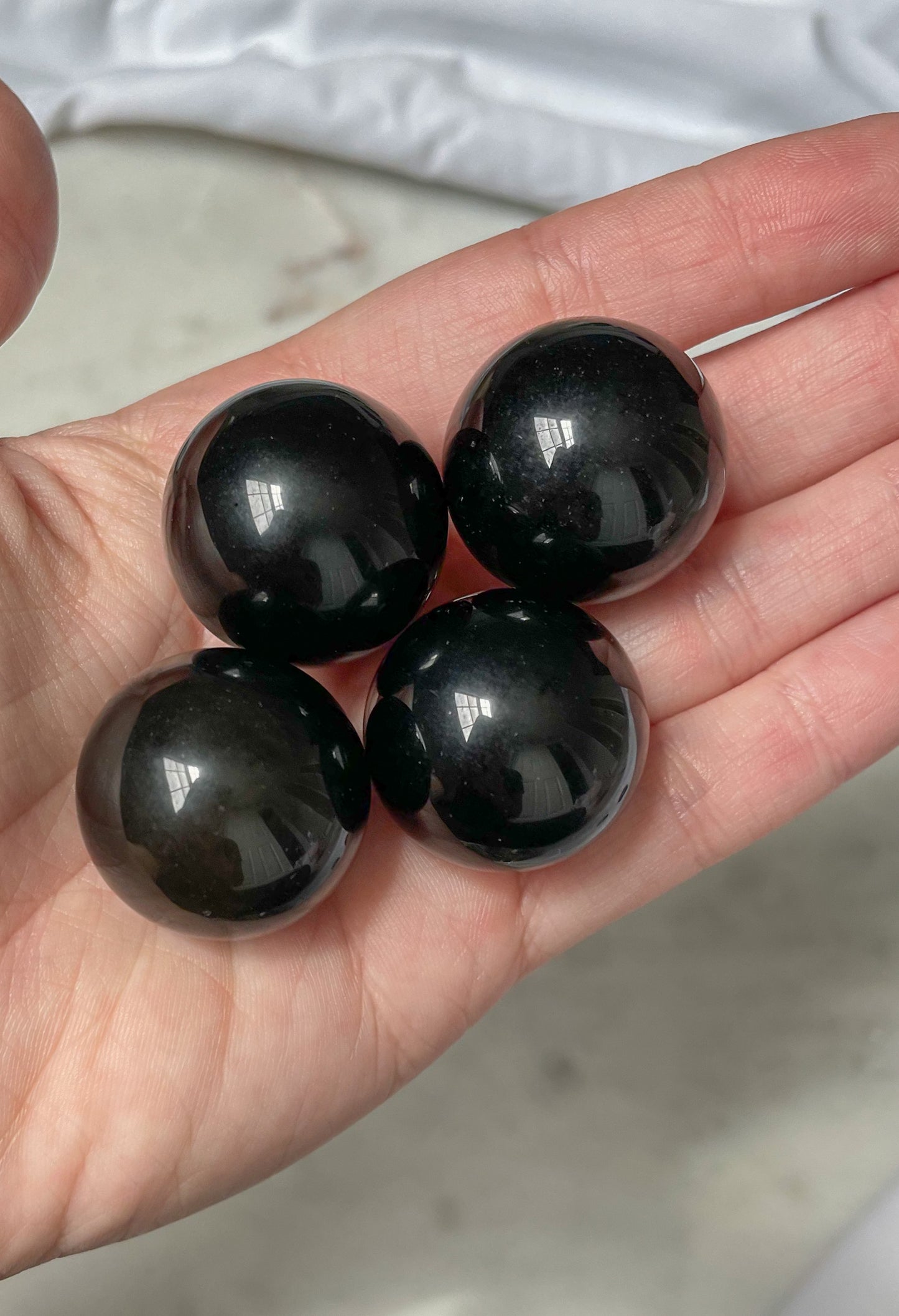 Obsidian Mini Spheres